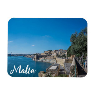 Íman Vista panorâmica do muro da cidade e do porto de L