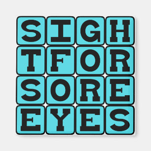 Íman Vista Para Olhos De Loja, Alvitando Presença