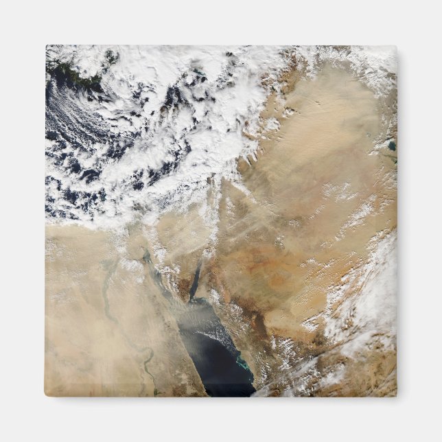 Íman Vista por satélite do Mediterrâneo Oriental (Frente)