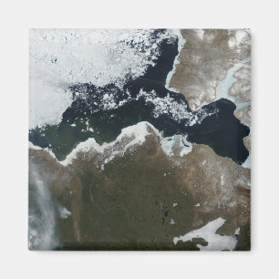 Íman Vista satélite de Canadá noroeste