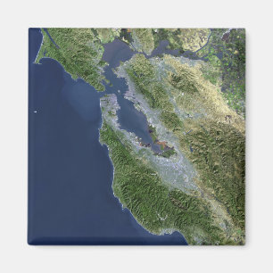 Íman Vista satélite de San Francisco, Califórnia