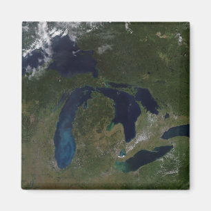 Íman Vista satélite dos grandes lagos