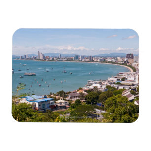 Íman Vista sobre a baía de Pattaya