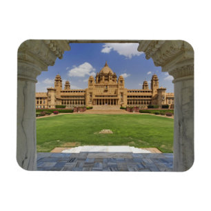 Íman Vista traseira do hotel Umaid Bhawan Palace, Jodjp