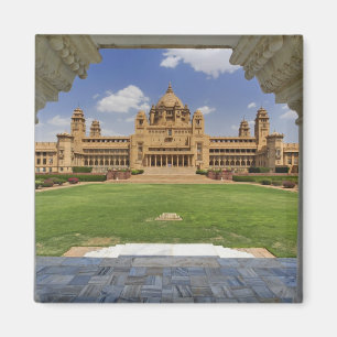 Íman Vista traseira do hotel Umaid Bhawan Palace, Jodjp