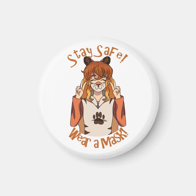 Íman Vista uma máscara! (Frente)