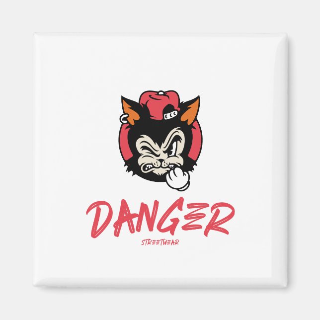 Íman Visto de Rua Danger (Frente)