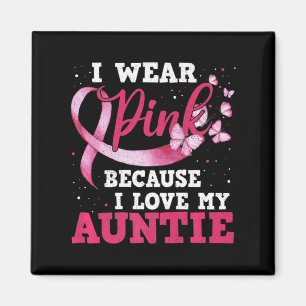 Íman Visto Rosa Eu Amo Minha Tia Cancer De Mama Consciê