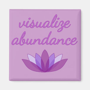Íman Visualize a abundância com Lotus