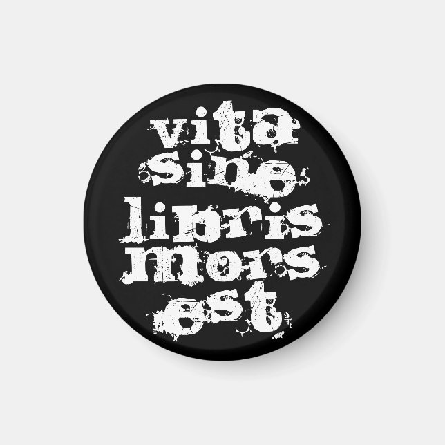 Íman Vita sine libris mors est (Frente)
