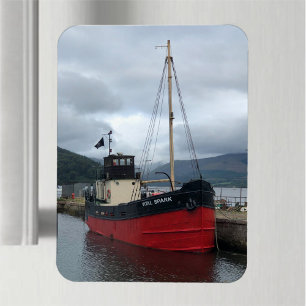 Íman Vital Spark, Barco Puffer, Inveraray, Escócia,
