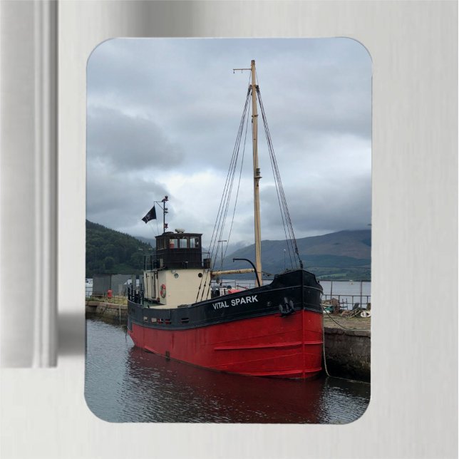 Íman Vital Spark, Barco Puffer, Inveraray, Escócia, (Criador carregado)