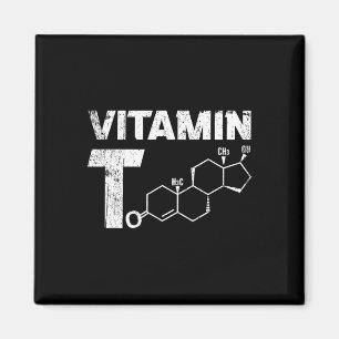Íman Vitamina T Testosteron Bodybuilding Gym Malhação T
