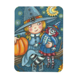 ÍMAN VITELINHA E DOLL HALLOWEEN MAGNET