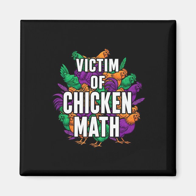 Íman Vítima da Matemática do Frango Função Quintal Avic (Frente)