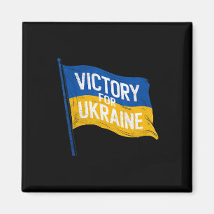 Íman Vitória para a bandeira da Ucrânia