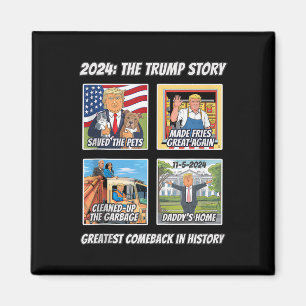 Íman Vitória Trump 2025 Maior Comebyck Lembrança Venced