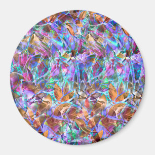 Íman Vitral abstrato floral do ímã