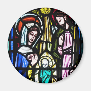 Íman Vitral de Jesus do bebê da igreja de St Michael