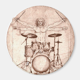 Íman Vitruvian Drummer