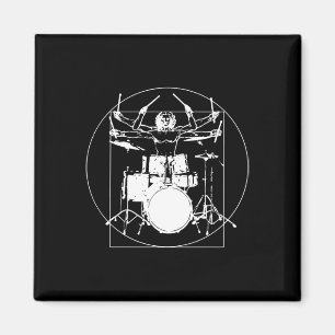 Íman Vitruvian Man Bateria Adesivo 