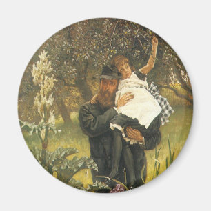 Íman Viúvo por Tissot, Arte de Retrato Vitoriano Antigo