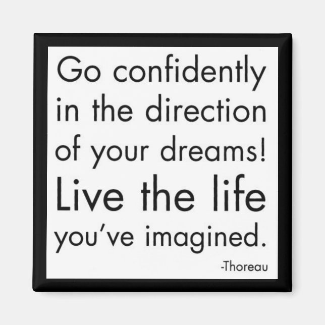 Íman "Viva a vida que você imaginou" (Frente)