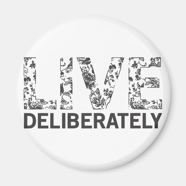 Íman Viva Deliberadamente (Frente)