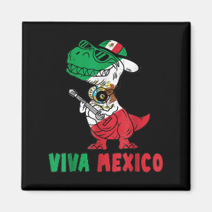 Íman Viva México Criança Dia da Independência Dança Eng