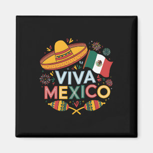 Íman Viva México Para O Dia Da Independência Mexicana E