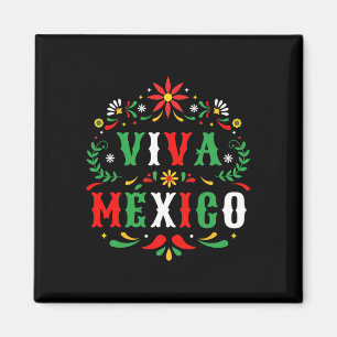 Íman Viva México Para O Dia Da Independência Mexicana E