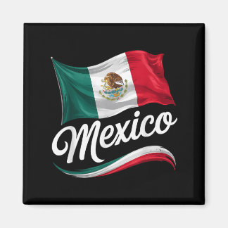 Íman Viva o Dia da Independência do México Bandeira Mex