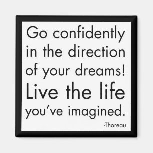 Íman "Vive a vida onde você imaginou "