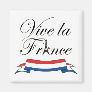 Íman Vive la France Typografia