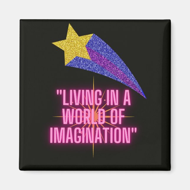 ÍMAN VIVER NUM MUNDO DE IMAGINAÇÃO (Frente)