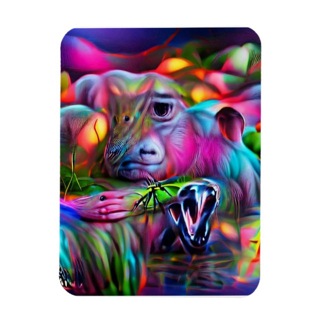 Íman Vivid Dreamscape: Agrizoofobia (Vertical)