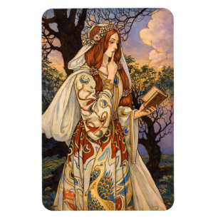 Íman Vivien – Ilustração Art Nouveau da Encantadora