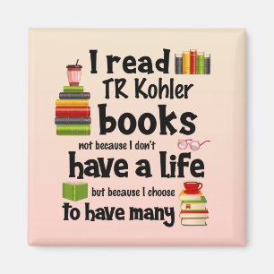 Íman Vivo Muitas Vidas Lendo Livros TR Kohler