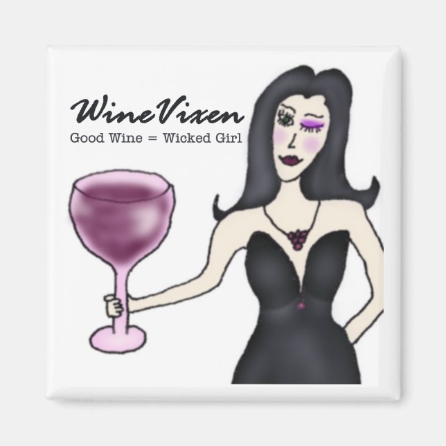 Íman Vixen "Wicked Girl" Magnet (Frente)