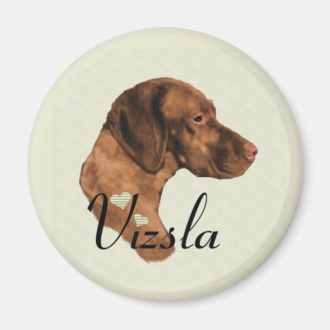 Íman Vizsla Art Gifts (Frente)