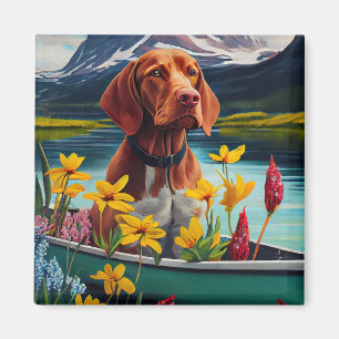 Íman Vizsla em um Remo: Uma Aventura Cênica