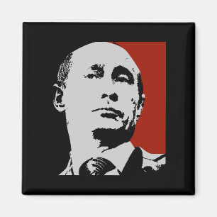 Íman Vladimir Putin vermelho