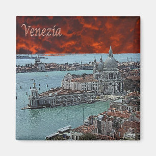 Íman VNT044 VENICE, Punta Dogana, Veneto, Itália, Fridg