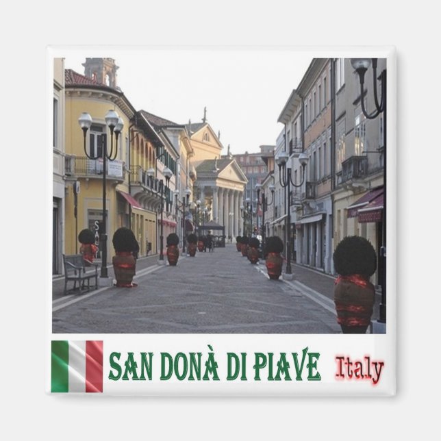 Íman VNT102 SAN DONA' DEL PIAVE,Centro Histórico, Fridg (Frente)