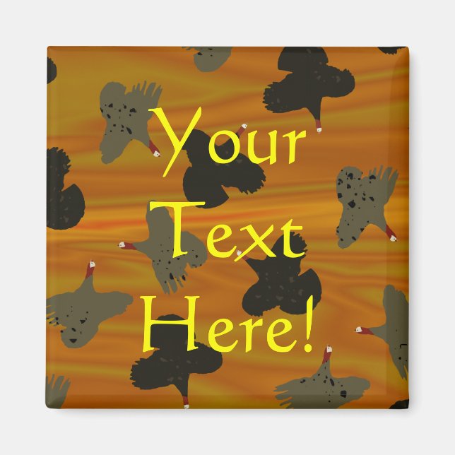 Íman Voando a Turquia Sunset (Frente)