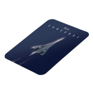 Íman Voar O Poster de viagens Concorde