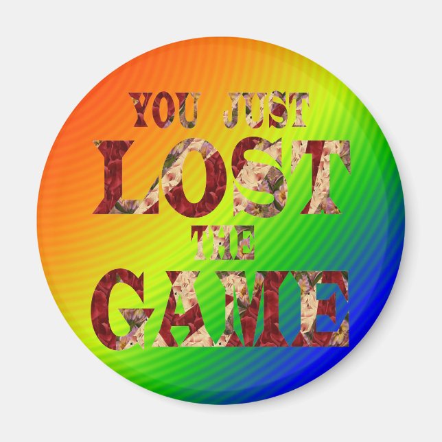 Íman Você acabou de perder o jogo "Internet meme" (Frente)