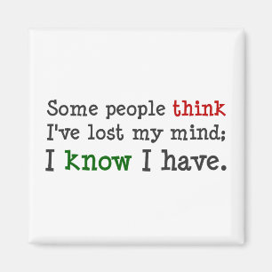 Íman Você apenas pensa que você sabe o que está em