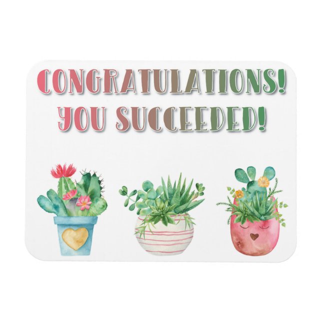 ÍMAN  VOCÊ CONSEGUIU! (Horizontal)