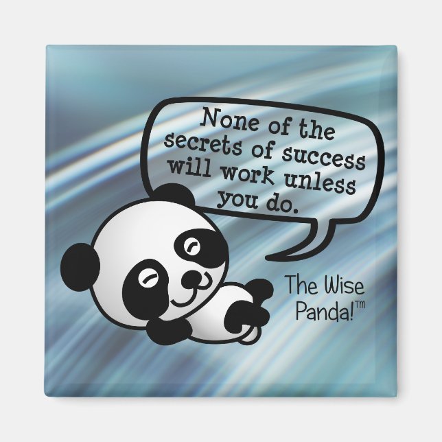 Íman Você deve trabalhar como duro para o sucesso (Frente)